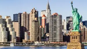 NYBACS New York business consulting and corporate services firm represented by the Statue of Liberty and city skyline